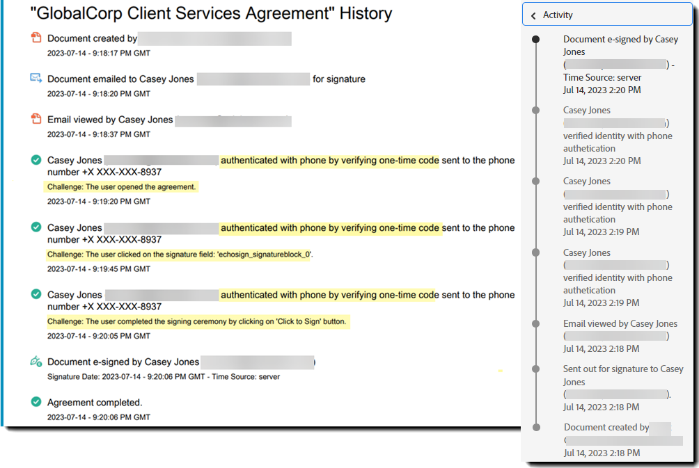 Enforce identity authentication